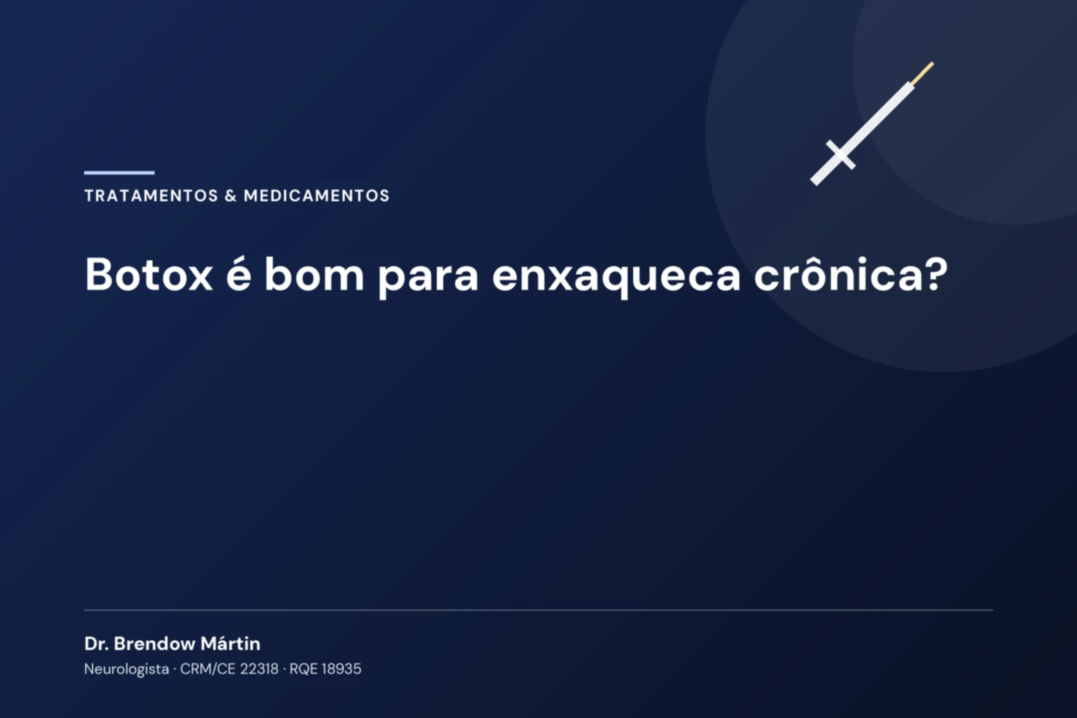 Botox é bom para enxaqueca crônica?