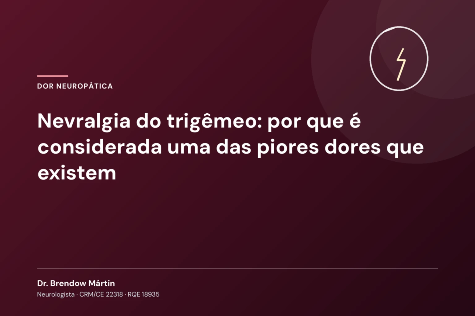 Neuralgia do trigêmeo: por que é considerada uma das piores dores que existem